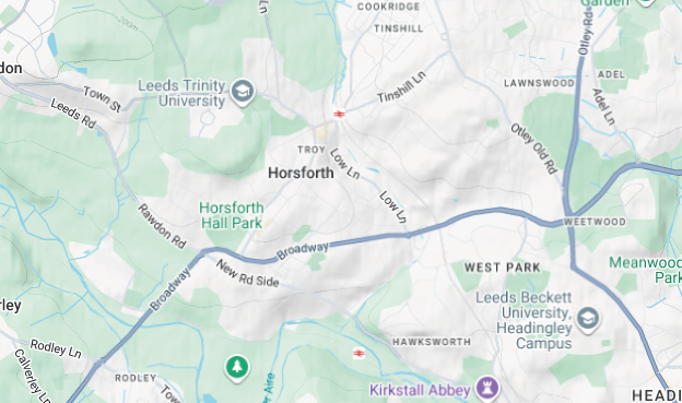 Horsforth map
